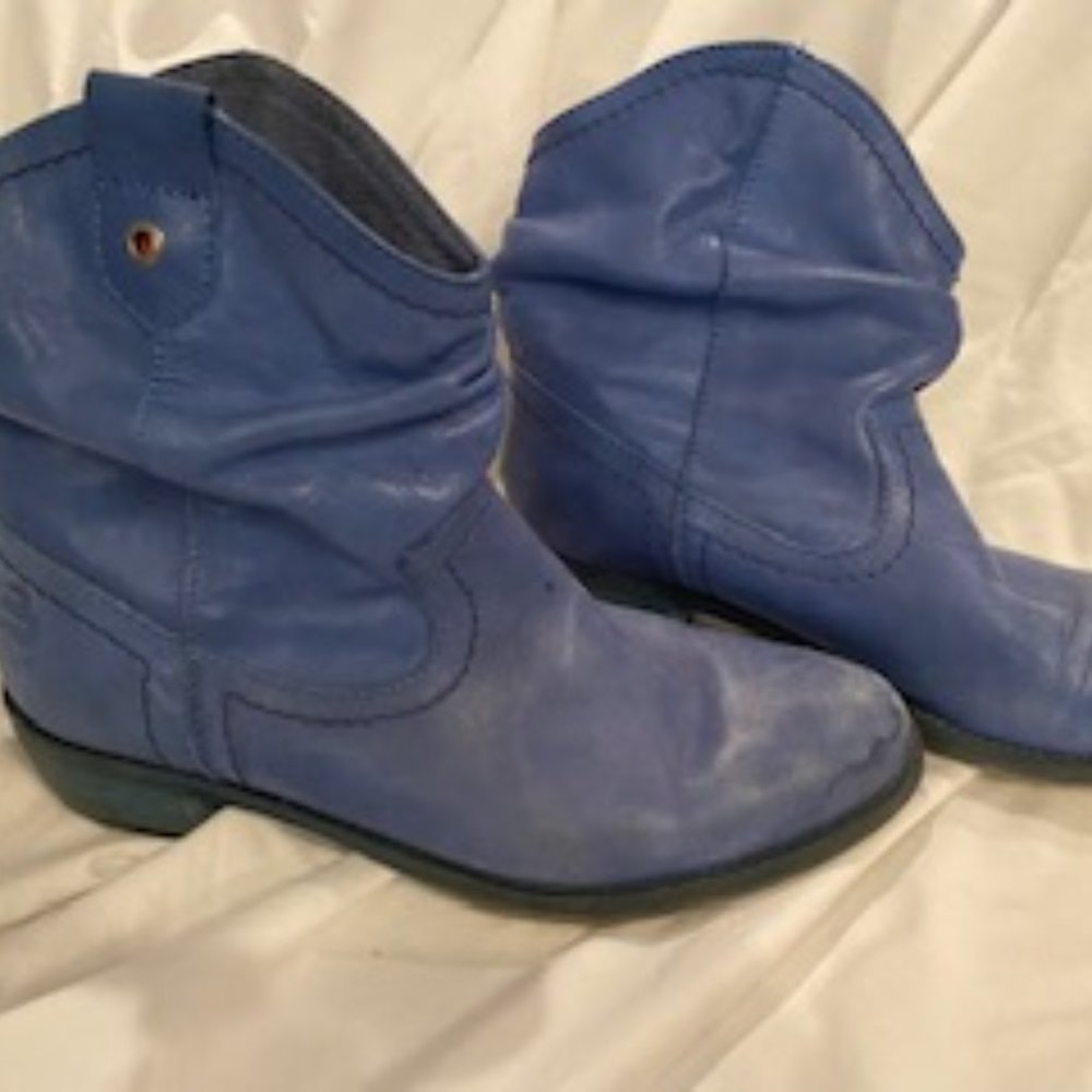 Bullboxer Denim Blue Leather